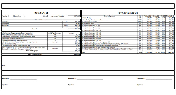 Excellaa Primarc Bavdhan Costing Plan